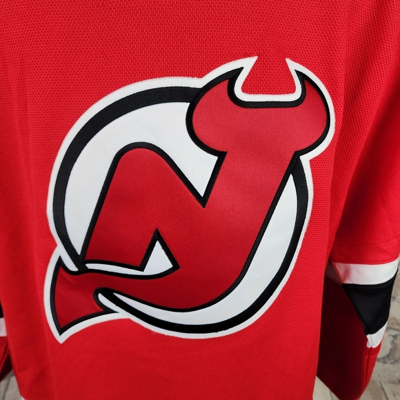 Reebok Licensed NHL New Jersey Devils Home Hockey Jersey Blank Size Large Red - Picture 4 of 16